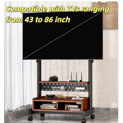 Soporte móvil para TV de 43 a 86 pulgadas con ruedas miniatura 4