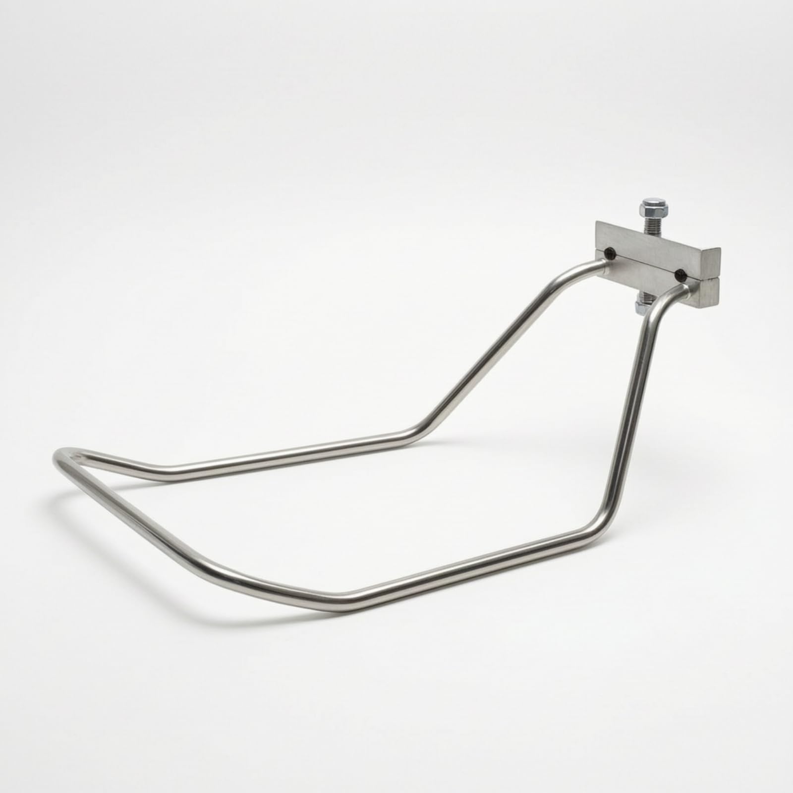 MERIGLARE Porte-Bagages Vélo Arrière INOX Selle Rail Porte Support Porte- Acier Inoxydable 304 Plateforme Stable pour Sacoche 5kg Adapté pour VTT Route Gravel Aventures Plein Air
