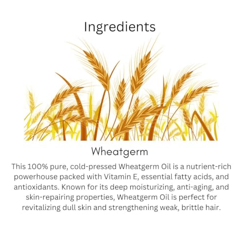 Image of Khadi Wheatgerm Oil For Skin & Hair 100ml | Herbal Oil For Hair Growth & Nourishing Skincare | Non Sticky, Paraben & Mineral Oil Free | Suitable for All Hair Types | Daily Use for Men & Women