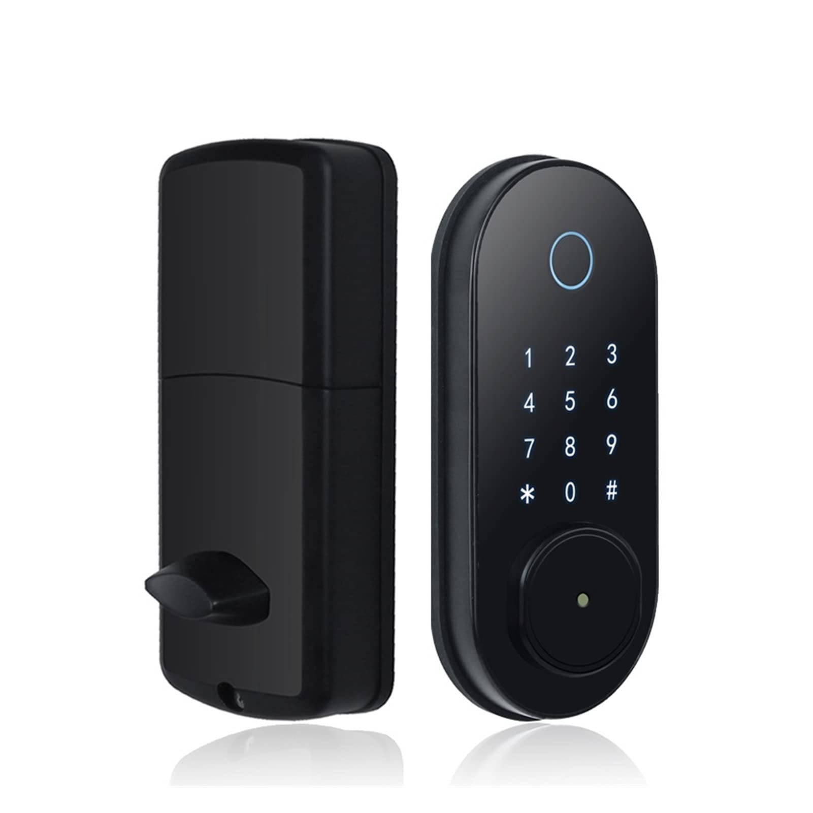 DRAUXI Electronic Smart Door Lock with Lock App Security Biometric Fingerprint Intelligent Locks with Password IC Card Home/Bedroom/Office