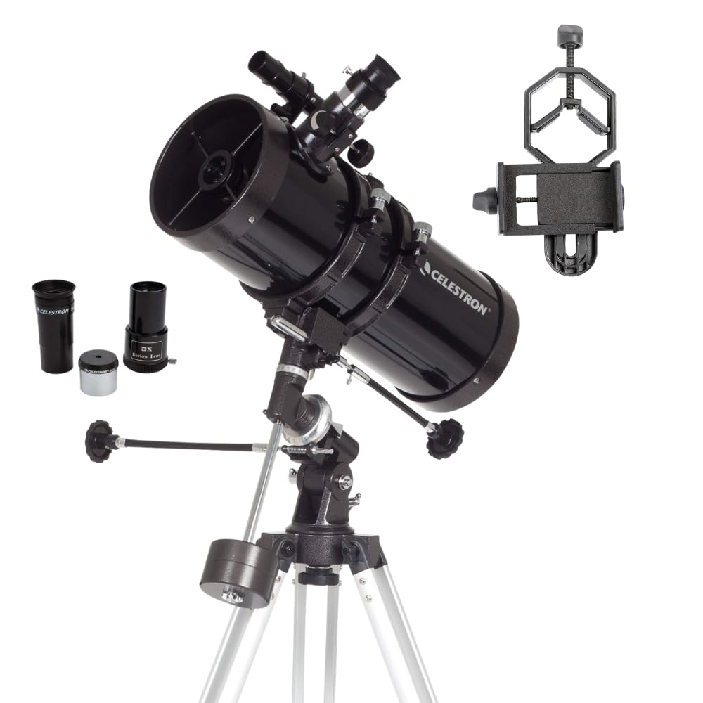 Buy Celestron PowerSeeker 127EQ Telescope with Smartphone Adapter