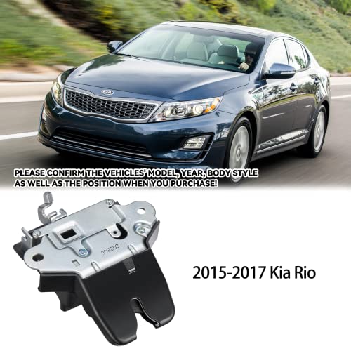 Image of SYERAL Tailgate Latch Assembly Trunk Lid Actuator Compatible for Kia Rio Sedan 2012-2017 Replace Liftgate Latch Lock 812301W000, 812301W010