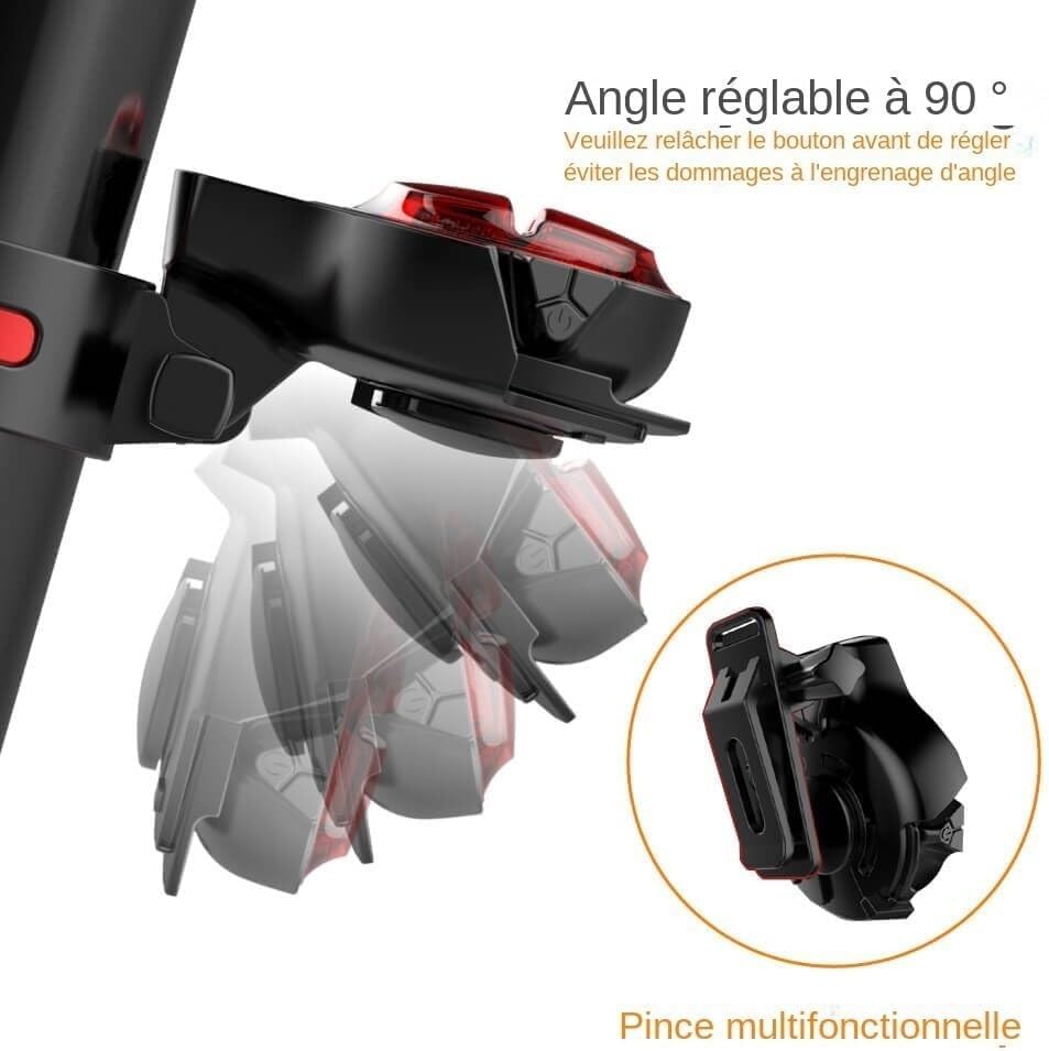 Bicycle Smart Auto Brake Sensing Taillight Ipx5 Waterproof LED Charging Cycling Tail Light Bike Rear Light Accessories
