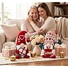 LEKSON Gifts for Mom, Handmade Plush Gnome with Love Heart, Mothers Day Spring Home Decor for Grandma, Nana, or Mother-in-Law