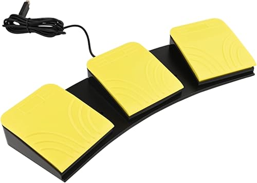 Pedal de pie USB para juegos de PC, interruptor de pie de control óptico, teclado de mouse de mapa de computadora, tecla de combinación de teclas de