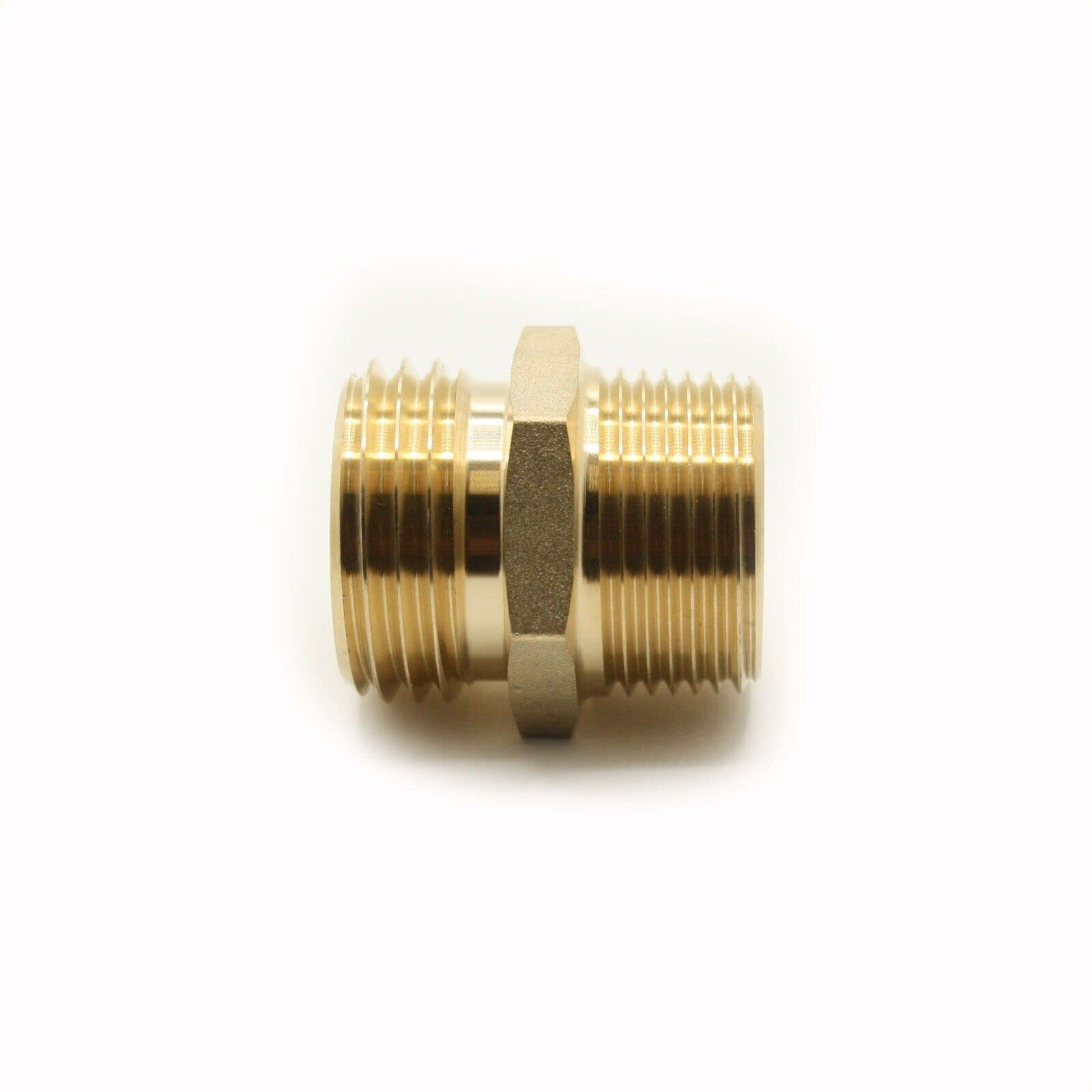 GULUANT Replacement 1-1/2 Inch Male NPT X 1-1/2 Inch Male NPSH Brass Hex Fire Hose Adapter for Thrifco Plumbing 8612043