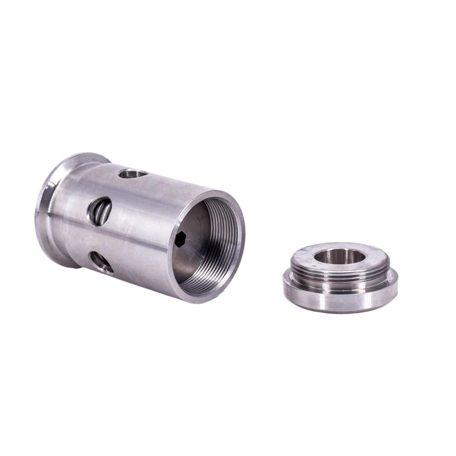 VáLvula Seguridad LatóN Válvula de seguridad alivio ajustable Tri Clamp | Válvula de seguridad de alivio de presión inoxidable(1 Bar,SUS304_FERRULE OD 50.5MM)