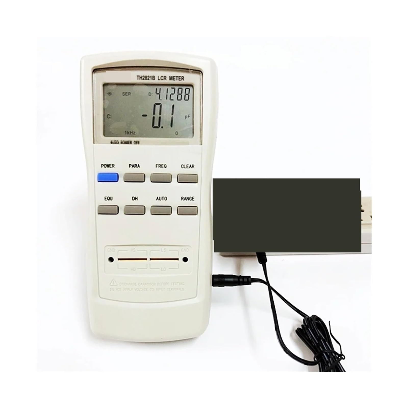 LCR Messgerät, Handheld Digital Brid Tester Direktanzei LCR Meter 100Hz 120Hz 1KHz Kapazität Induktivität Widerstand LCR Tester