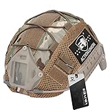 ACTIONUNION Fast Helmet Cover Tactical Multicam Helmet Cover for Airsoft (CP)