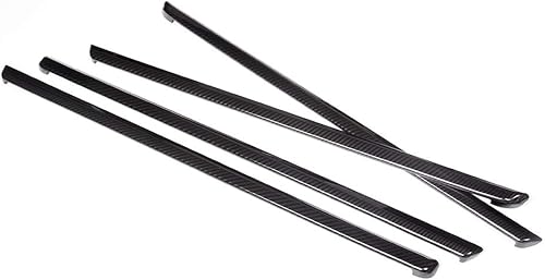 Miniatura 3 de YIWANG Estilo de fibra de carbono para BMW Serie 3 F30 F31 2017 2018 2019 Moldeo de puerta Tira Trim 4pcs