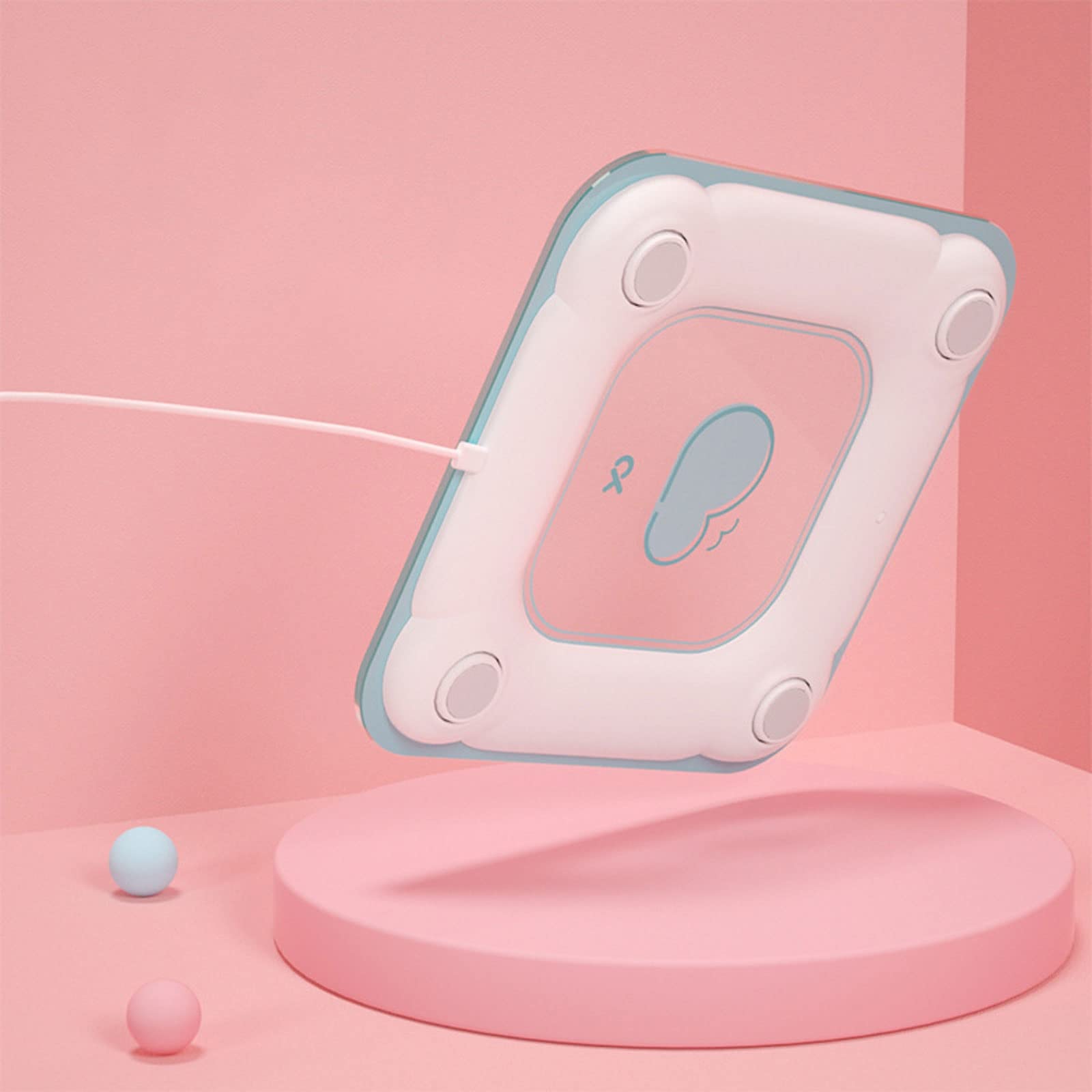 JINGYAN Cyfrowa waga osobowa Digital Bathroom Weight Scale Smart Electronic Body (Sky blue)