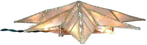 Miniatura 6 de Kurt Adler 10 luces 11.4 pulgadas Capiz Bethlehem Star Treetop