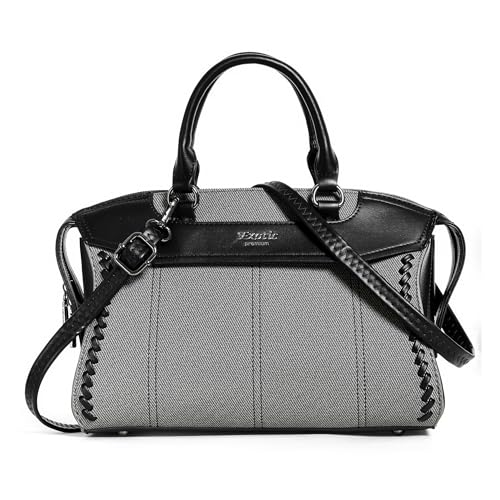 Image of EXOTIC Premium Celeste Tubular Handle Satchel Handbag for Women with Detachable & Adjustable Sling Strap | Spacious Structured Shoulder Bag | Spacious Structured