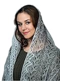 handgestrickte schals verkaufen Russischer Schal Orenburg gestrickt Ziegendaunen Kaschmir Pashmina Wolle Wrap Winter Mohair