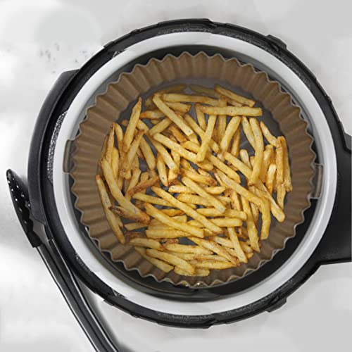 Acessórios para fritadeira a ar | Panela de silicone reutilizável para fritadeira a ar | Forno de fr