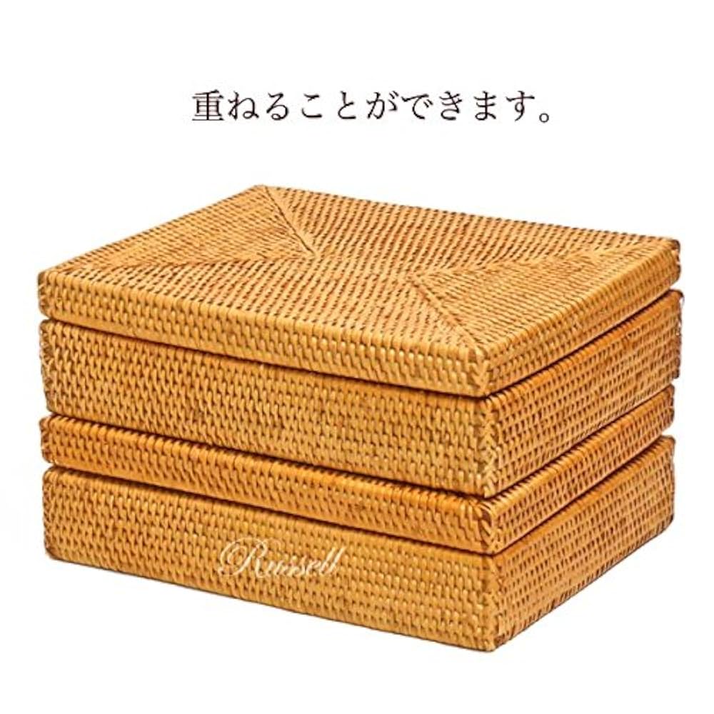 Amazon.co.jp: 型番7003 最高級ラタン 籐かごバスケット ふた