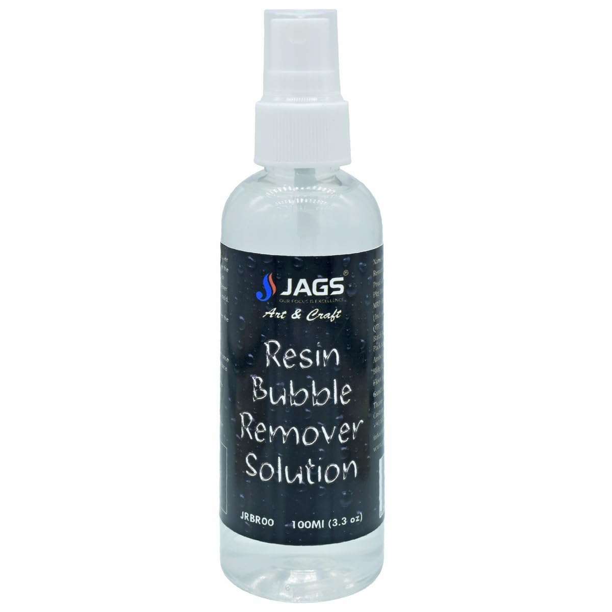 Resin Bubble Remover Solution 100ml, JRBR00 | Isopropyl Alcohol, Spray Bottle, For Resin Art, Dissolves Alcohol Ink, Removes Clay Residue-image-32