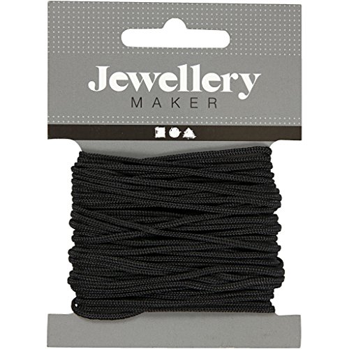 Nylon cord, thickness 2 mm, black, 8 m