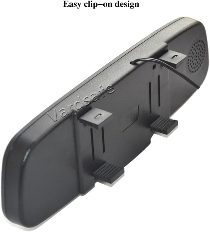 | Tailgate Handle Reverse Backup Camera + 5" Clip-on Rear View Mirror Monitor for Chevy Silverado 1500 2500HD 3500HD (2007-2013)