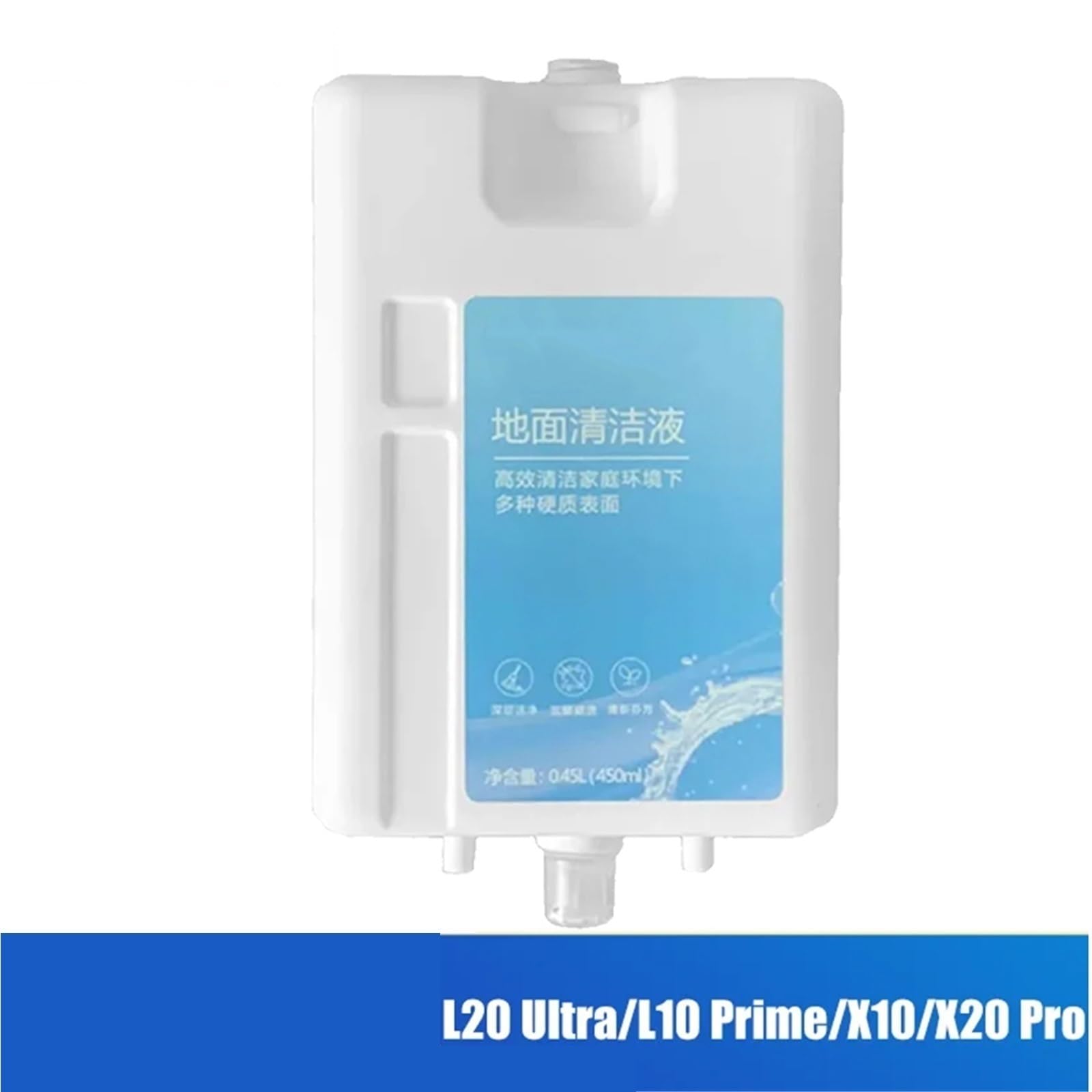 Pieza De Repuesto De Cartucho De 450 Ml for Aspiradora Robot Dreame, Limpiador De Pisos Multisuperficie, Compatible Con L10 Prime / X10 Series / L30 Ultra(3 pack)