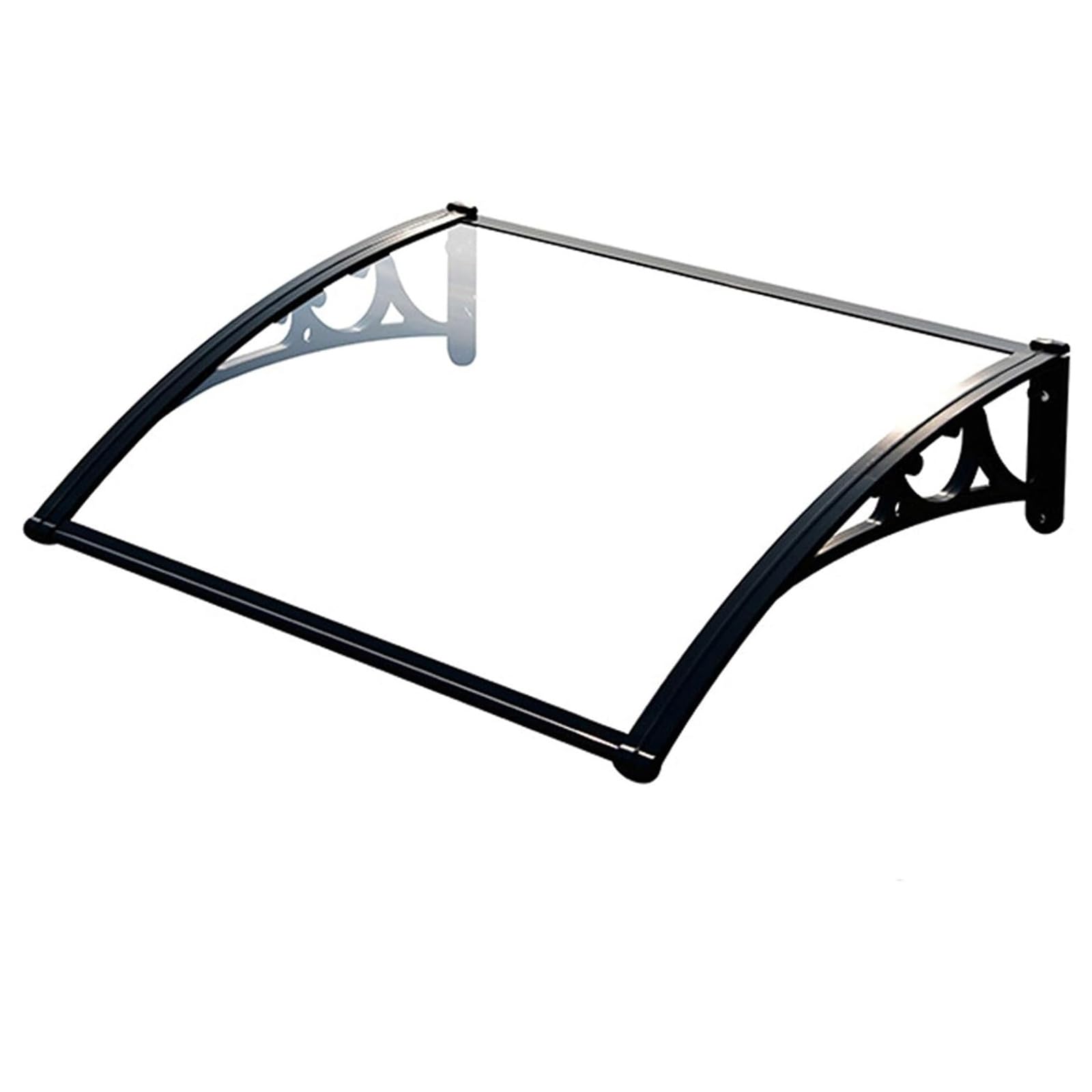 Auvent de porte et marquise extérieure 50 x 60 cm contre UV et pluie