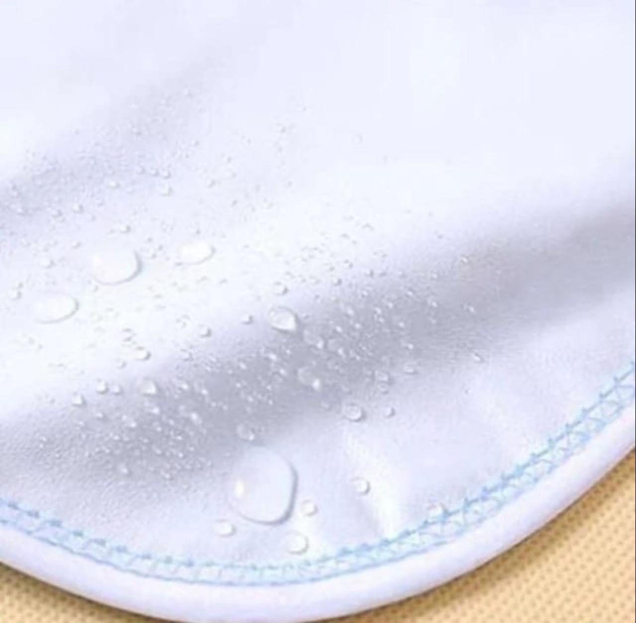 VIRTI MINI ME Waterproof Baby Bibs – Pack of 6 Soft, Spill-Resistant Feeding Aprons with Adjustable Snap Closure – Cute Cartoon Print, Easy to Clean & Comfortable for Infants & Toddlers 2