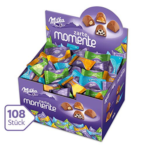 Milka Delicate Momenten Mix - 1 x 1 kg chocoladebonbon/mengsel met caramel, hele hazelnoot, oreo en alpenmelk - Image 3