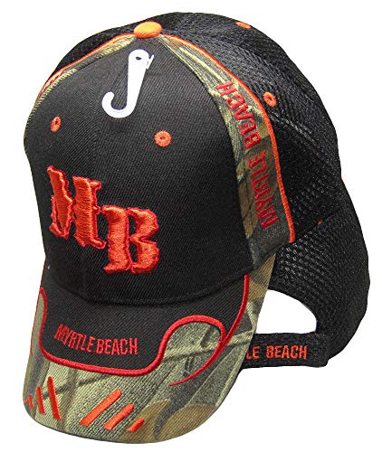Gorra Myrtle Beach camuflaje negro bordada miniatura 1
