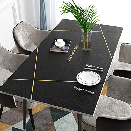テーブルクロス 北欧 撥水 汚れ防止 テーブルカバー フェイクレザー 長方形 80*120 防水 防油 ずれにくい 耐熱 傷防止 滑り止め 手入れ簡単 デスクマット おしゃれ 多機能 家庭用 食卓 ちゃぶ台 サイドテーブル 2~6人掛け