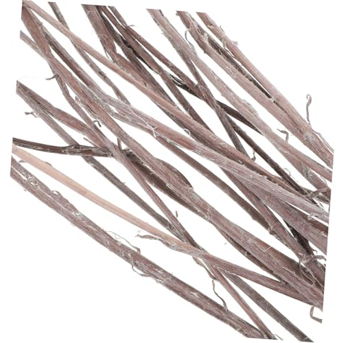 Tofficu 20pcs Flores Secas Craspedia Color Café miniatura 3
