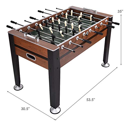 Image of Goplus 54 inch Foosball Table, Soccer Game Table Competition Sized Football Arcade for Adults, Kids, Indoor Game Room Sport