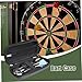 Pesoncarl Darts Wallet, darts Case Holds 3 Darts EVA darts Box with Mesh Pocket Zipper Closure darts Holder for Steel and Soft Tips Protective Portable Flip Open darts Storage, Black