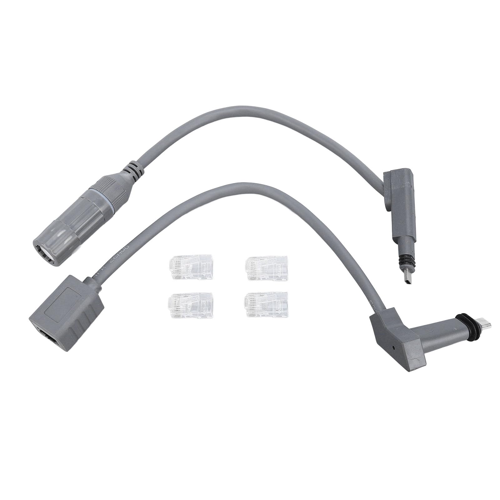 KIMISS SPX Adaptateur Prise vers RJ45 – Extension de Câble de Connecteur Mâle vers Femelle pour Antenne Parabolique Gen 2 et Routeur, Connecteurs Femelles RJ45 étanches Faciles à Installer
