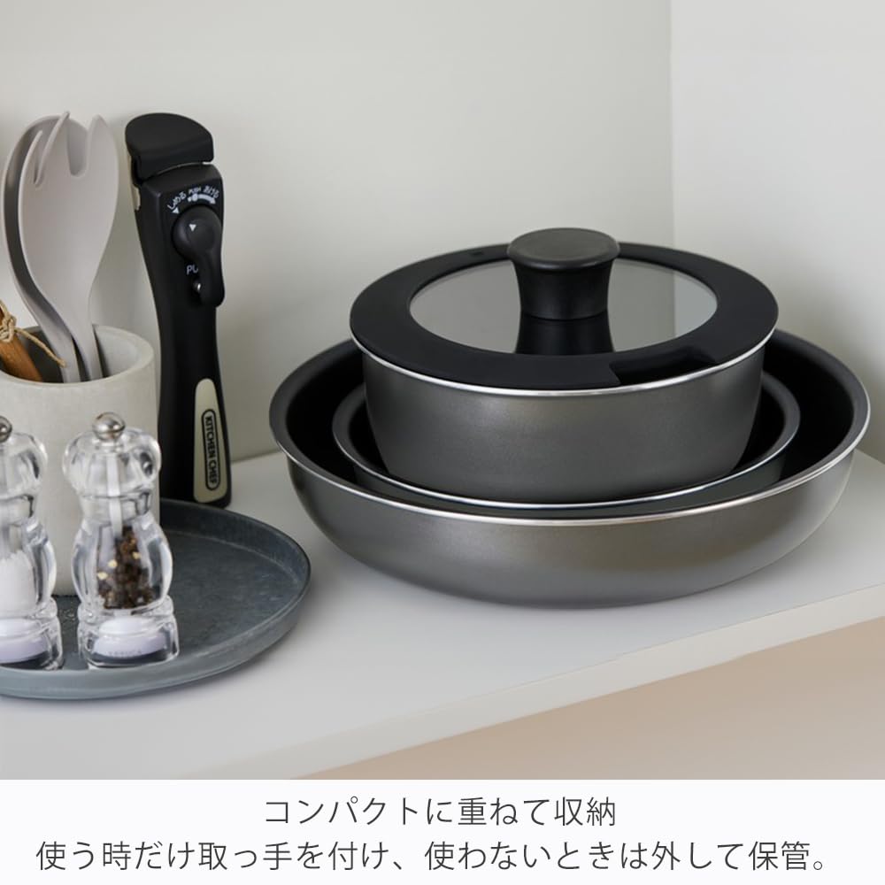 アイリスオーヤマ フライパン鍋セット 5点 ATF-SEI5サムネイル7