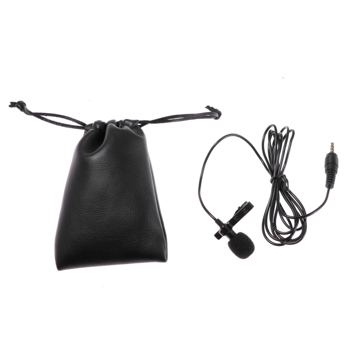 BESPORTBLE Clip Lavalier Microphone for Phone Recording Mini Condenser Mic with Audio Jack High Sensitivity Clip Mic for Lectures Singing PC Use Portable and Lightweight