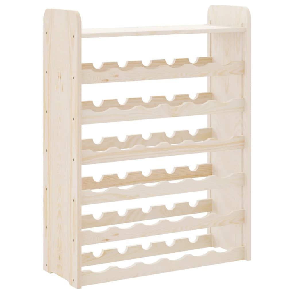 Homgoday Botellero de vino, portavini panel superior 67,5 x 25 x 87 cm madera maciza pino, botellero vino, botellero de vino, botellero de vino, botellero de vino, porta vinos, mueble portavini