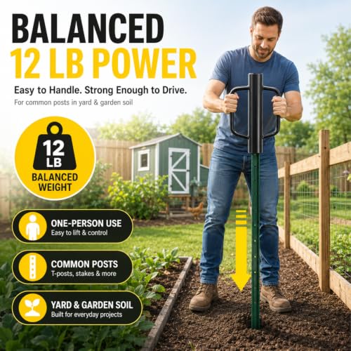 Hierro negro resistente para poste en U con herramienta de diámetro de 2.7" 3