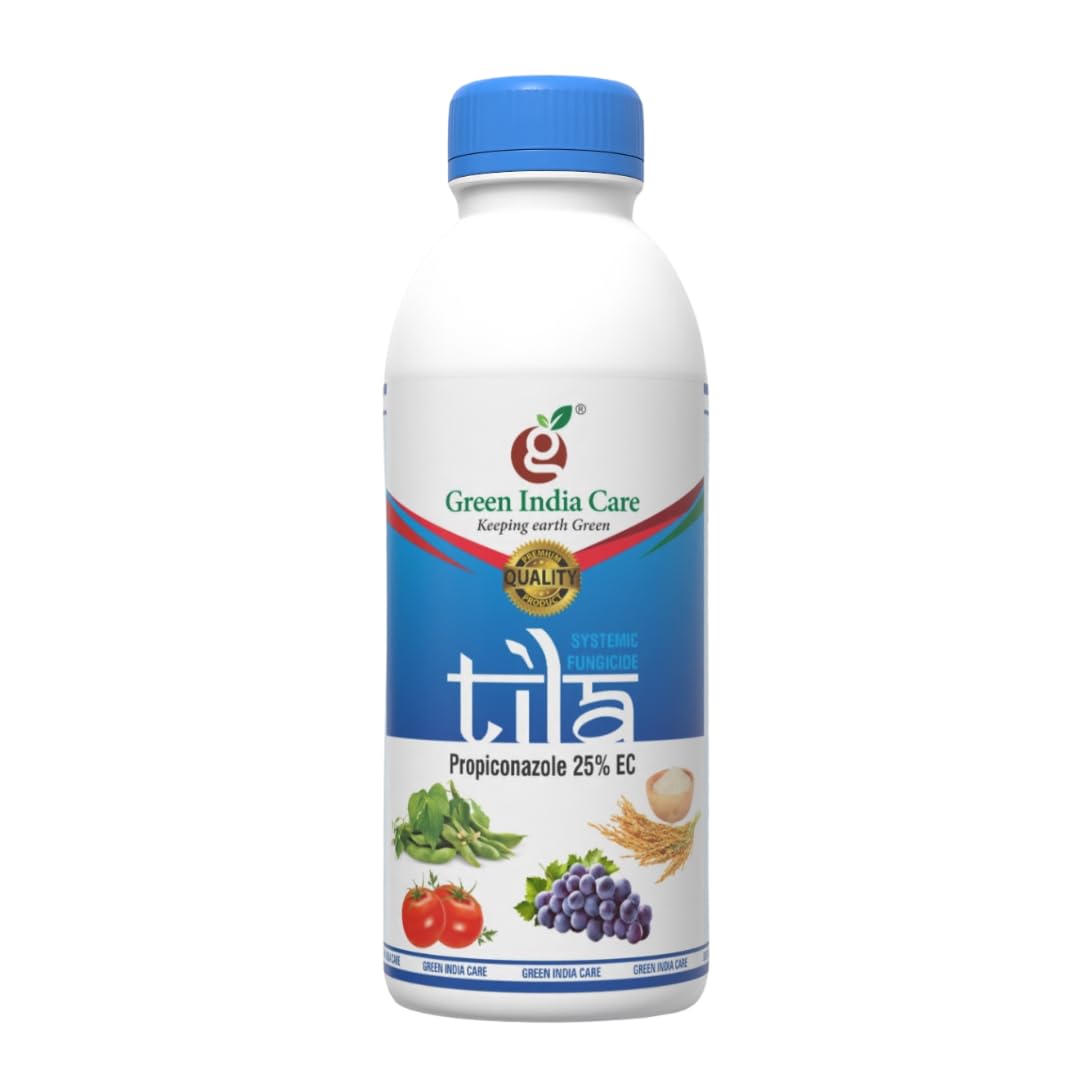 Green India Care TILA (250ML) | Propicnazole 25% EC | Systemic Crop Protection | Propiconazole 25% EC for Wheat, Rice, Soybean & Tea