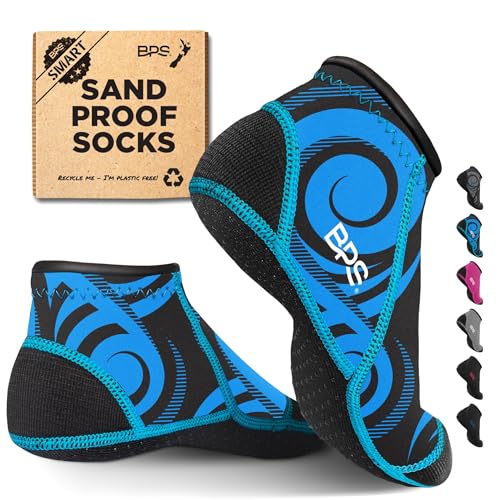 Image of BPS 'Aqua Series' 3mm Neoprene Water Socks for Sand, Beach, Soccer, Volleyball, Wetsuit Booties
