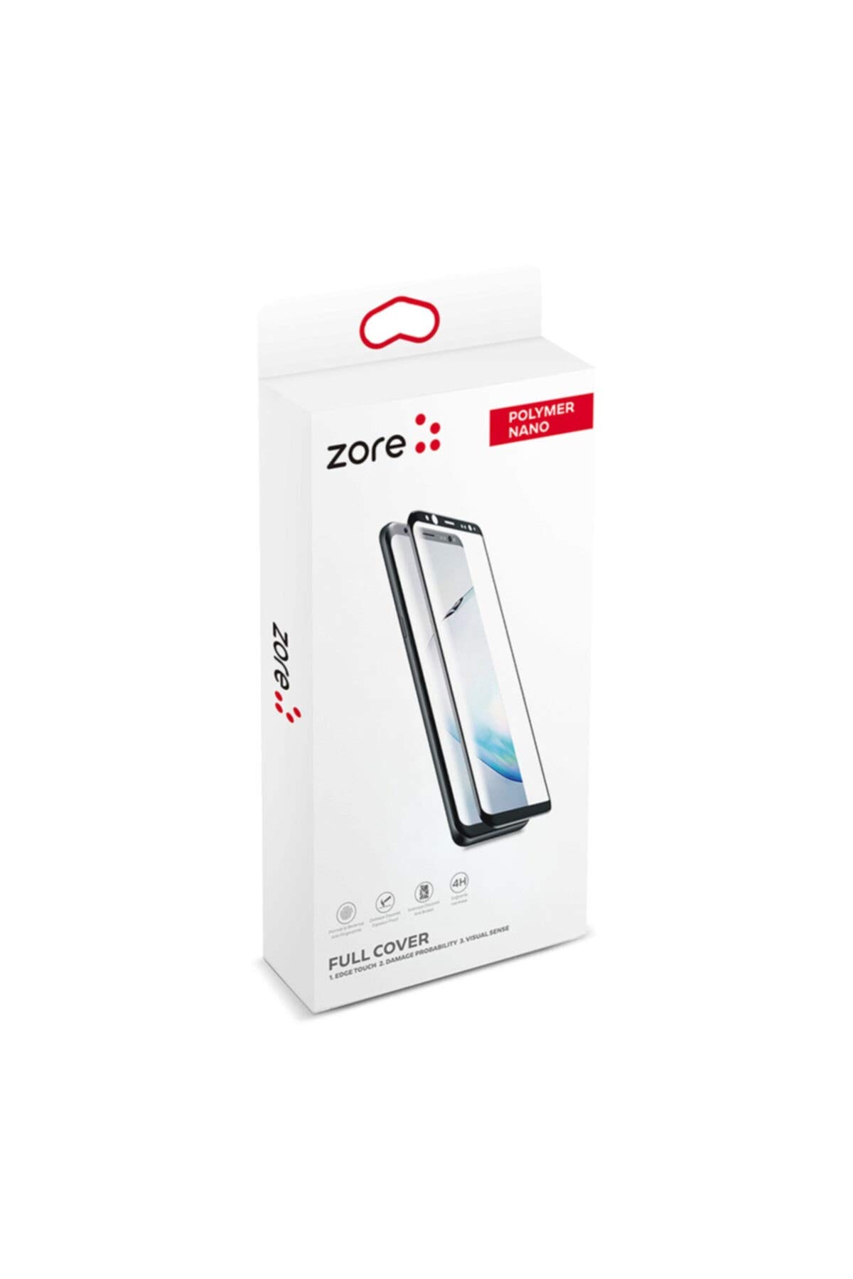 Zore Galaxy ile uyumlu S21 Ultra Polymer Nano Ekran Koruyucu Siyah