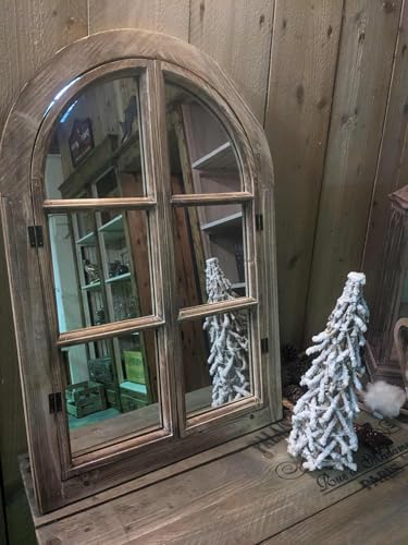 Generisch Stallfenster Spiegel Spiegelfenster mit Läden aus Holz...