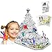 SLCE 3D Niños Puzzle, Árbol De Navidad 3D Puzzle, Juego De Rompecabezas De Colorear En 3D para Niños, Arte Y Manualidades para Niños, Niñas, Niños, Regalos De Cumpleaños