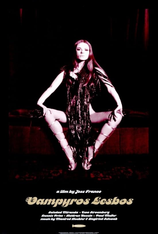 Amazon.com: Vampyros Lesbos Movie Poster Print (27 x 40): Posters