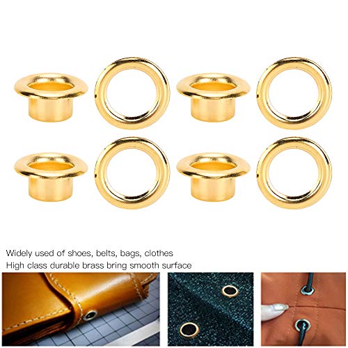 Pwshymi 200Pcs 6mm Eyelets Grommets, Metal Grommets and Washers Eyelets Craft Rivets for Clothing Leather Shoelaces Bags - Image 4