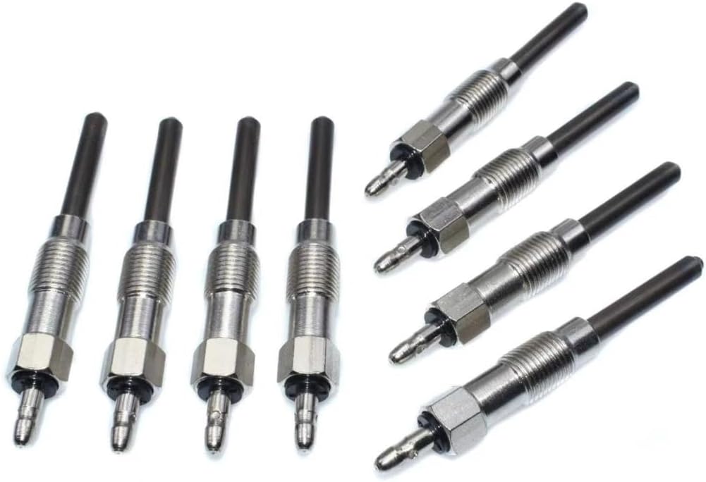 Car Diesel Glow Plug Set for Chevrolet for Blazer 1984 1985 1986 1987 1988 Glow Plug M998 M1035 M1037 5614017 DRX00115 6A843G115 5584164 12338771(8pcs)