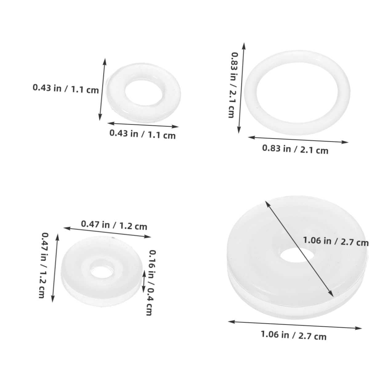 GRIRIW 20PCS Pressure Cooker Float Valve Gaskets High Temperature Sealing Caps for Electric Cookers Easy Installation Replacement Parts