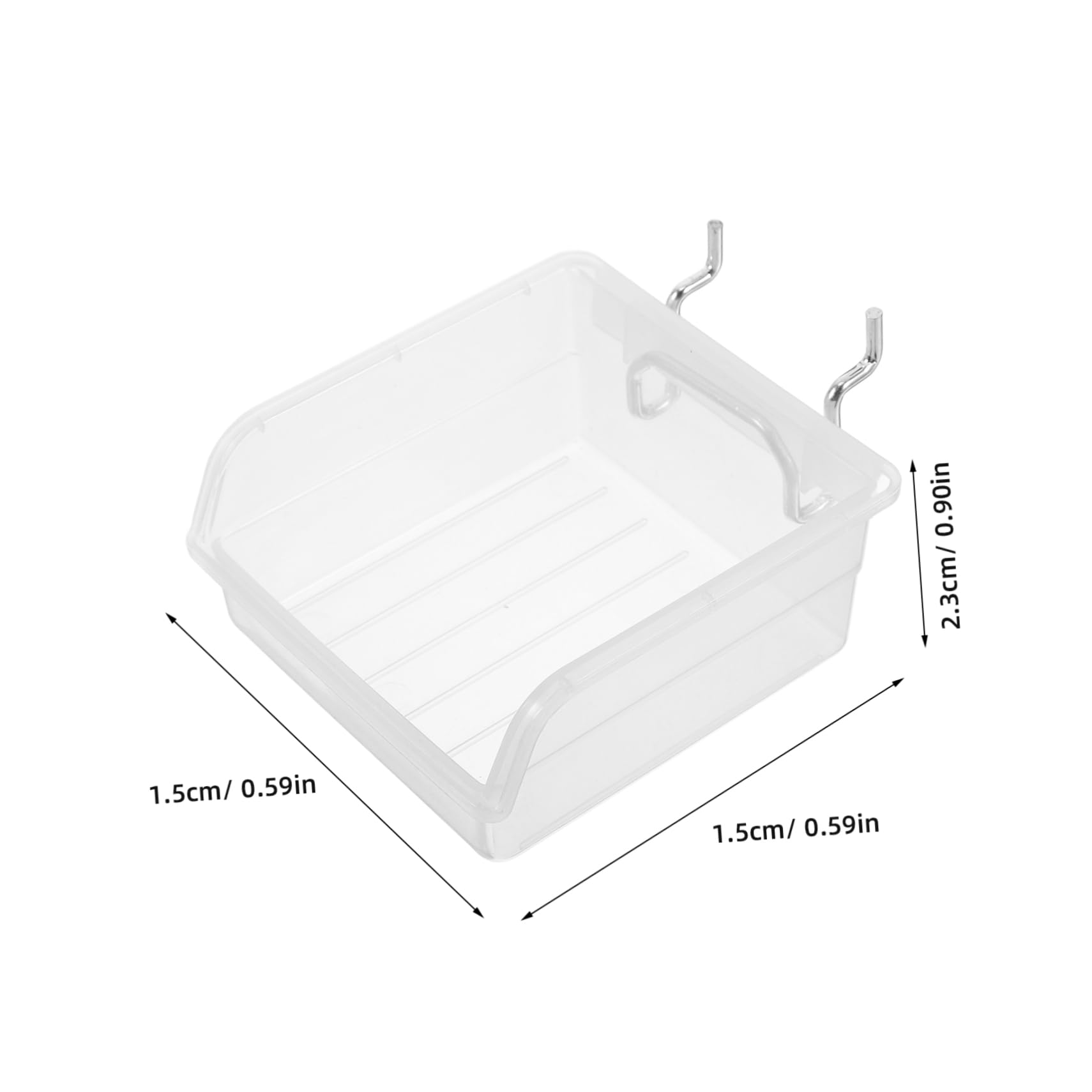 Unomor Pegboard Bin Wide Storage Hardware and Craft Organizers Pegboard Bin Set