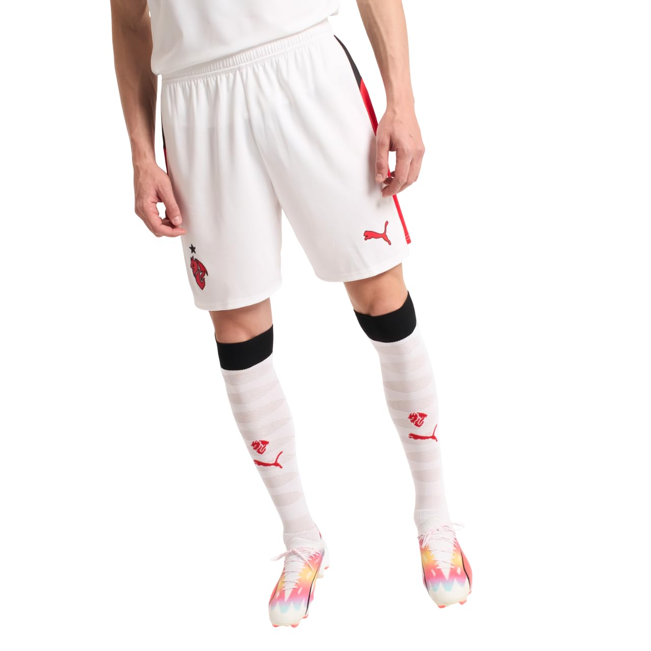 A.C. Milan - Pantaloncini Gara, Away, Stagione 2025/2026, Pantaloncini da Calcio, Prodotto Ufficiale Unisex - Adulto