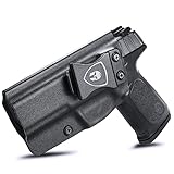 SD9VE & SD40VE Holster, IWB KYDEX Holster Fit: S&W SD9 VE & SD40 VE Pistol, Inside Waistband Holster Concealed Carry for Men/Women, Adjustable Cant & Retention, Left Hand