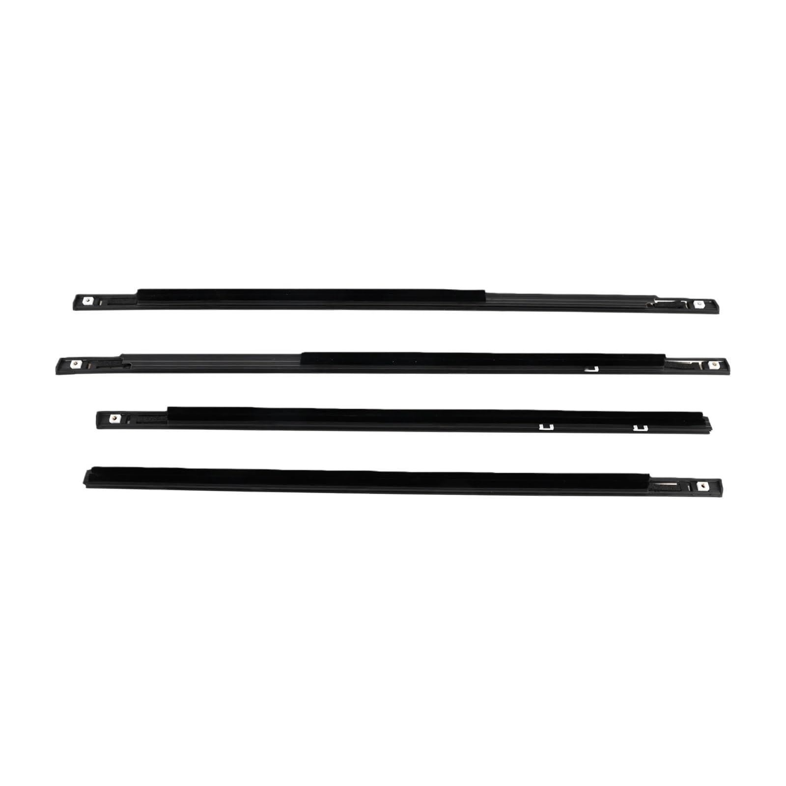 Watjcse One Color 4Pcs Door Window Weatherstrip Mould Kit Compatible With Patrol Y61 Gu